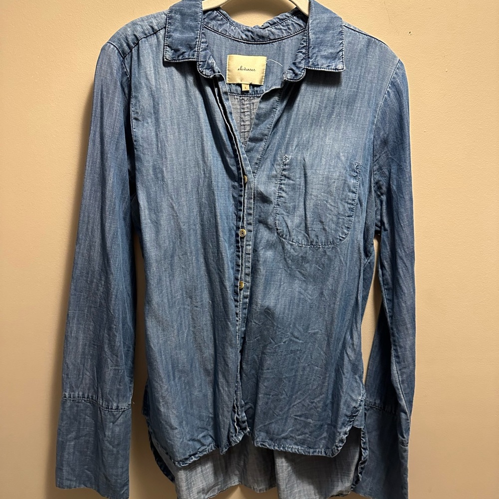 Anthropology denim button down